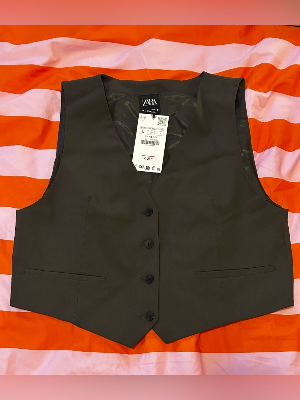 ZARA Black Women's Tailored Vest